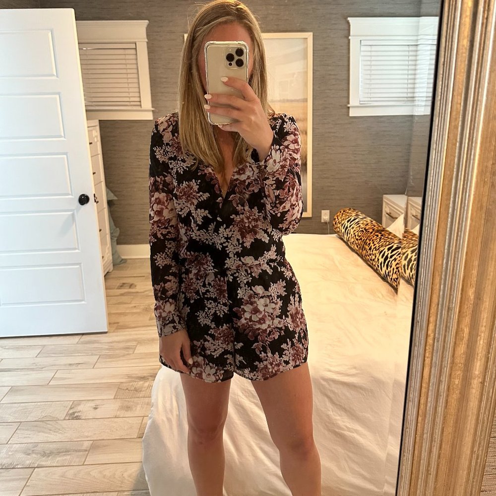 Free People floral romper